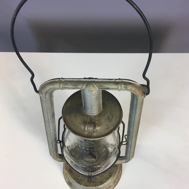 1930s Rustic Dietz Railroad Lantern For Sale - Image 5 of 7