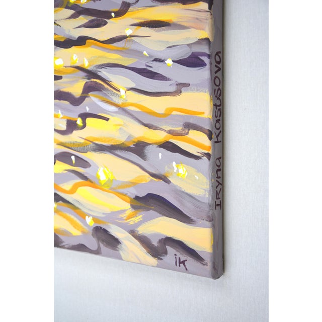 Realism Light. Amber Evening.Original Modern Hand Painting For Sale - Image 3 of 10