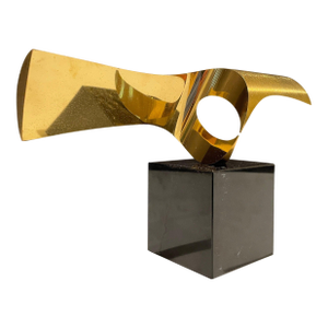 Late 20th Century Abstract Modern Bronze Sculpture by Roy Gussow