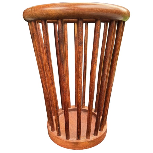 Mid-Century Modern Danish Modern Wastepaper Basket For Sale - Image 3 of 9