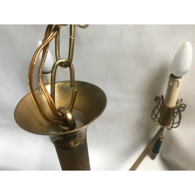 Art Deco Chandelier, 1950s For Sale - Image 10 of 18