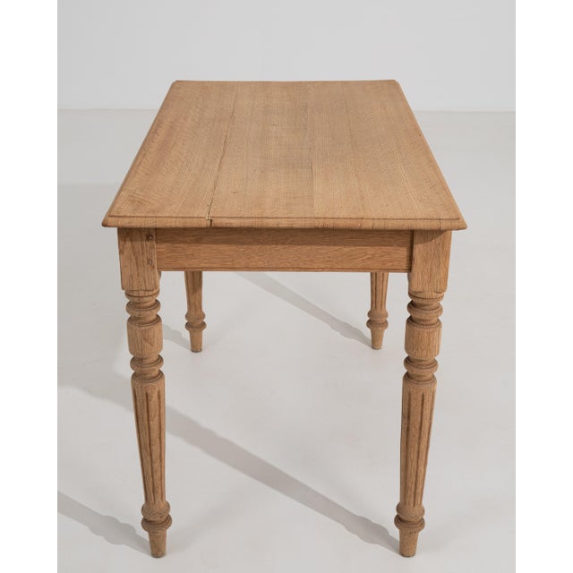 French 19th Century French Louis XVI Oak Side Table For Sale - Image 3 of 15