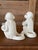 Pair of Chelsea House White Porcelain Capuchin Monkey Bookends or Decorative Objects For Sale - Image 11 of 12