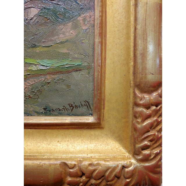 1900 - 1909 Franz Bischoff -View of Green Valley -C.1905 California Oil Painting For Sale - Image 5 of 9