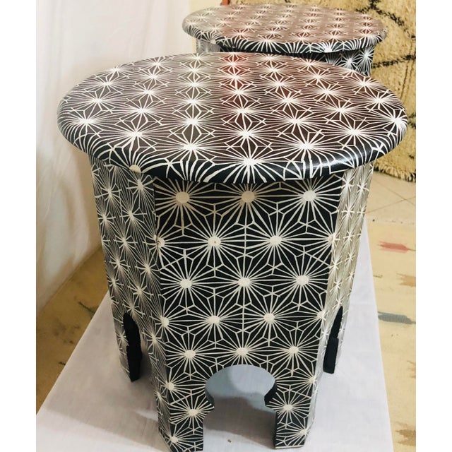 Moroccan Handmade End Tables a Pair Chairish
