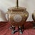 Vintage Japanese Moriage Pagoda Table Lamps With White Dots & Bronze Clawfoot Base - a Pair For Sale In Philadelphia - Image 6 of 9