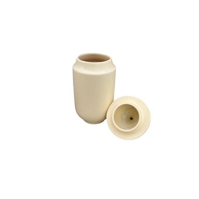 Ceramic Space Age Ceramic Vase with Lid by Enzo Bioli for Il Picchio, Italy, 1970s For Sale - Image 7 of 10