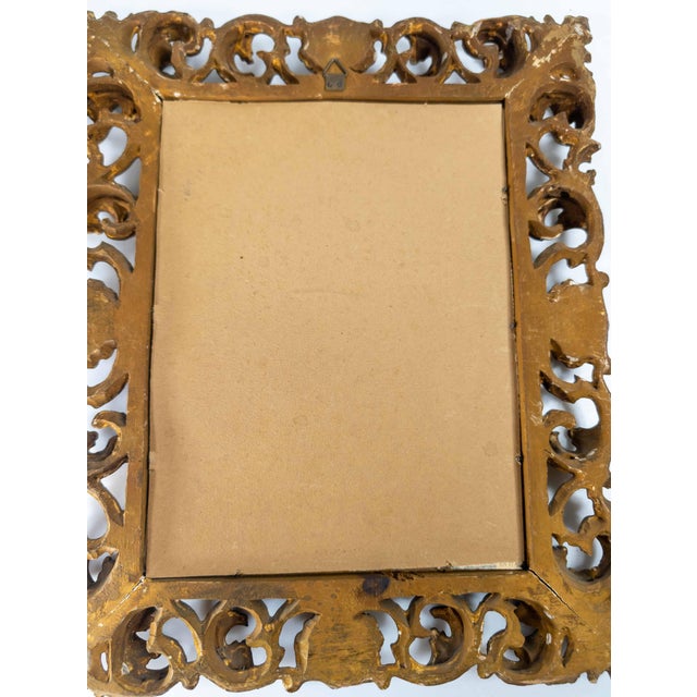 Early 20th Century Italian Carved Giltwood Florentine Picture or Painting Frame For Sale - Image 13 of 13