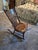 Wood Antique Pressed Back Oak Rocking Chair For Sale - Image 7 of 10