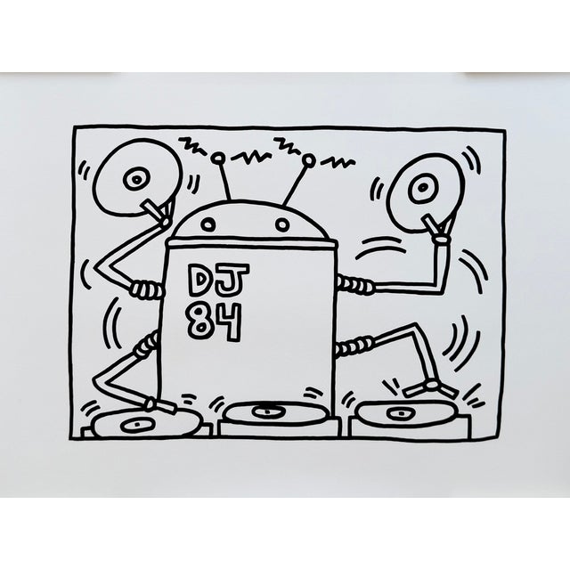 Paper Keith Haring, DJ 84, Print For Sale - Image 7 of 7