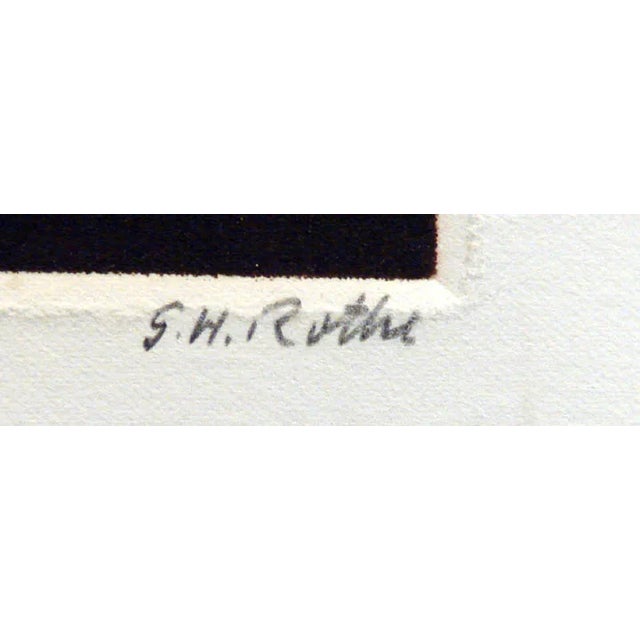 G H Rothe Attention 1984 Hand Signed Original Mezzotint Etching Coa Artwork Unframed For Sale - Image 4 of 4