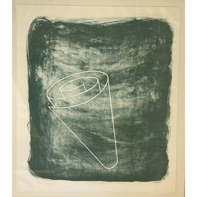 A limited edition lithograph numbered 11/30. Signed in pencil lower right Mark Lere and entitled “Spindle”. Los Angeles...