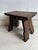 Rustic Oak Stool, 1920s For Sale - Image 9 of 17
