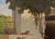 1970s Large-Scale Baltic Figurative Courtyard Genre Scene For Sale - Image 4 of 9