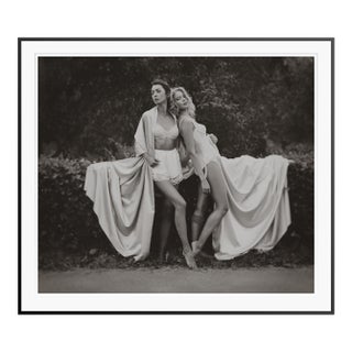 Dasha and Mari 'English Tea' Limited Edition Print Framed in Black For Sale