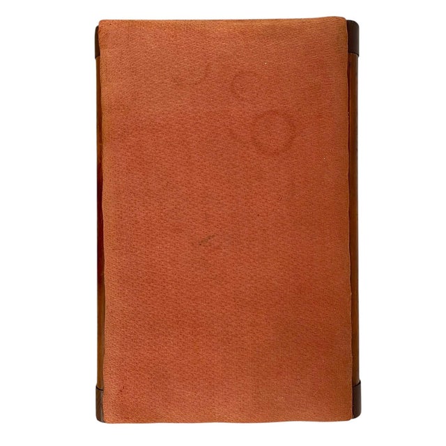 Vintage Mid Century Modern Upholstered Bench Stool With Wooden Frame For Sale - Image 10 of 10