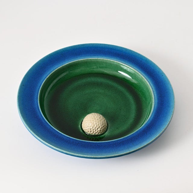 Modern Danish Stoneware Golf Ball Bowl from Kahler, 1960s For Sale - Image 3 of 10