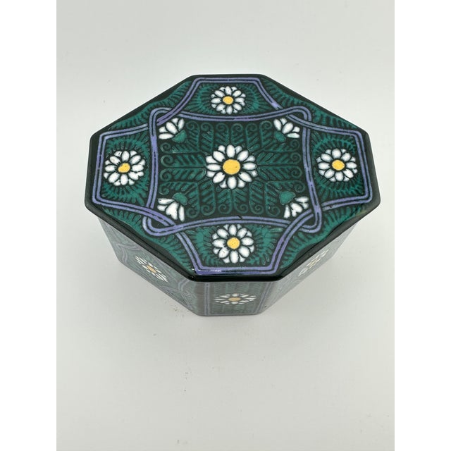 Antique German Ceramic Box For Sale In New Orleans - Image 6 of 10