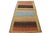 Multicolor Modern Striped Gabbeh Hand-Knotted Wool Rug 4x7 For Sale - Image 4 of 8
