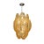 Mid-Century Modern Three-Tier Leaf Form Chandelier in Crushed Gold Murano Glass For Sale - Image 13 of 13