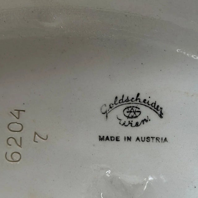 1930s 1930s Goldscheider "The Captured Bird" Porcelain Sculpture by Josef Lorenzl For Sale - Image 5 of 5