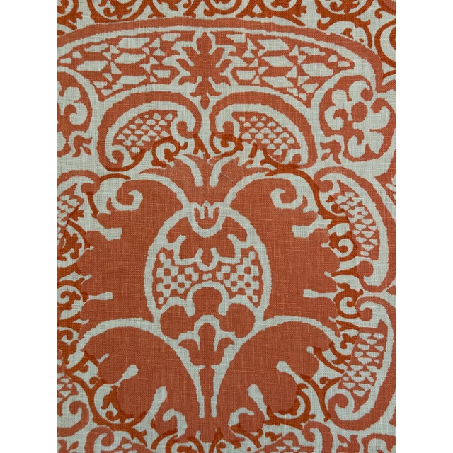 Quadrille Veneto Terracotta 4 Yards Kiss Coated Fabric 302212F Brand: Quadrille Pattern Name: Veneto Color: Terracotta...