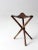 Vintage Leather Three Leg Traveling Stool For Sale - Image 6 of 9