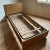 Wood Vintage Italian Single Bed Frame with Header For Sale - Image 7 of 13