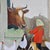 Mid-20th Century Americana Farm Scene Oil Painting on Board – Framed For Sale - Image 4 of 11
