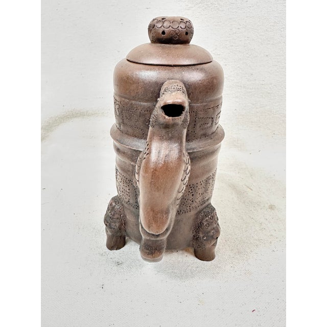 Bronze Vintage Chinese Incense Holder For Sale - Image 8 of 11