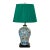 Chinoiserie Decorated Chinese Porcelain Lamp For Sale