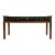 Late 20th Century Vintage Drexel Heritage Chinoiserie Console Table, Drawer and Glass Top For Sale