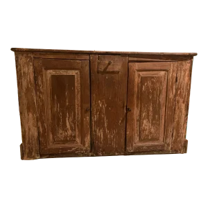 1910s An American Primitive Painted Cabinet