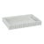 Camogli Scalloped White Marble Tray 16" x 10" x 2" For Sale