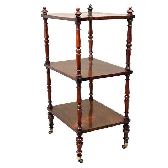 Small Mid 19th Century Rosewood Étagère, 1840 For Sale - Image 6 of 14