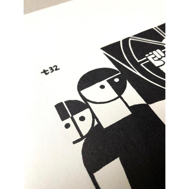 Streik by Augustin Tschinkel for Edition Panderma, Basel, 1932This linocut, titled Streik, is a work by Augustin...