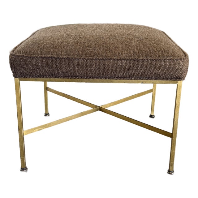 1950s Paul McObb for Calvin Brass Stool For Sale