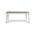 Grey & White Qbis Dining Table in Wood & Resin from Mondo For Sale - Image 10 of 11