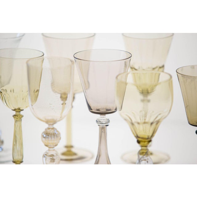 2000 - 2009 Glasses by Cenedese, Set of 8 For Sale - Image 5 of 18