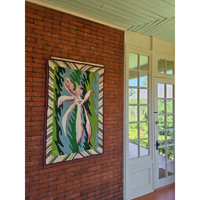 1990s Orchard in the Forrest - Hand Woven Contemporty Tapestry For Sale - Image 5 of 7