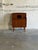 Teak Brown Vanity Desk Secretary Bureau Combo Storage Cabinet Denmark 1960s For Sale - Image 9 of 10