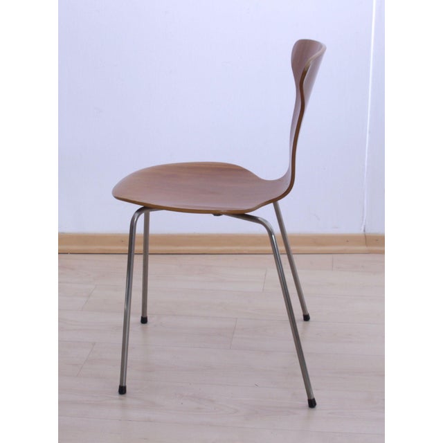 Fritz Hansen Set of Teak Desk Chairs, Denmark, 1950s For Sale - Image 4 of 18