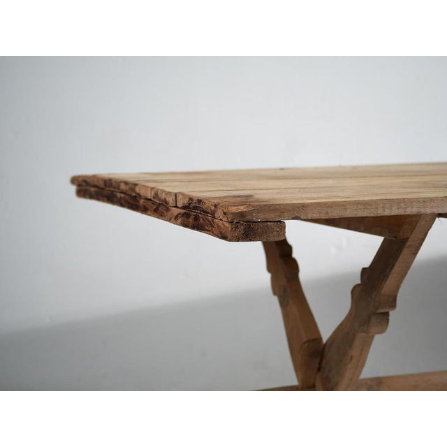 Brown Provencal Dining Table, 1920s For Sale - Image 8 of 18