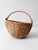 Wood Vintage Handmade Buttocks Basket For Sale - Image 7 of 12