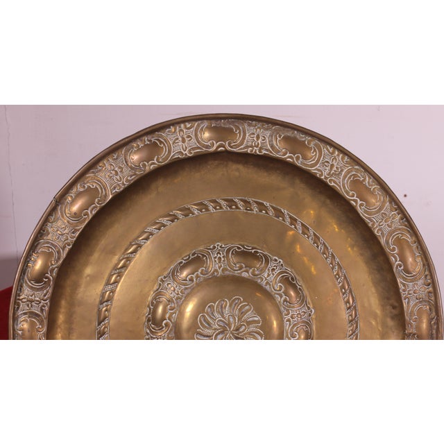 18th Century Brass Offering Dish, France For Sale - Image 3 of 8