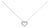 14K White Gold 1/2 Carat Lab Grown Diamond Heart Shape Pendant Necklace For Sale