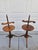 Mid 20th Century Vintage Wooden Spindle Adjustable Floor Candle Stands For Sale - Image 5 of 15