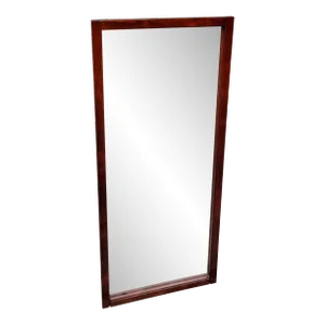 Vintage Swedish Modern Fröseke, Ab Nybrofabriken Rosewood Wall Mirror