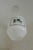 White Vintage Suspension Light in Opaline, 1950s For Sale - Image 8 of 10