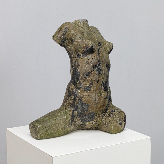 Francine Govers, Female Torso Sculpture, 1990s, Concrete For Sale - Image 9 of 9
